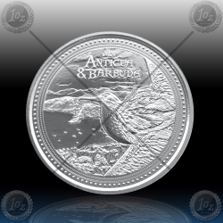 1oz Antigua & Barbuda 2 Dollars 2021 (Frigate Bird) BU